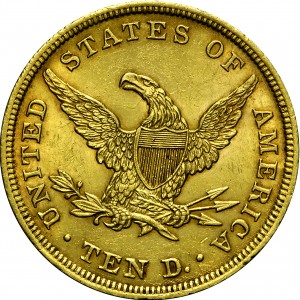 HBCC #1027 – 1839 Type I Liberty Eagle – Reverse