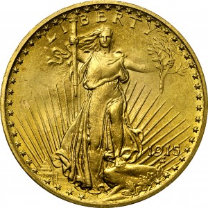 HBCC #1045 – 1915 Saint-Gaudens Double Eagle – Obverse