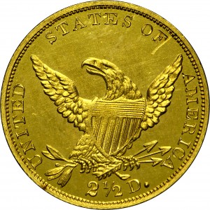 HBCC #1009 – 1835 Classic Head Quarter Eagle – Reverse