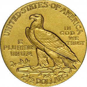 HBCC #1015 – 1908 Indian Quarter Eagle – Reverse