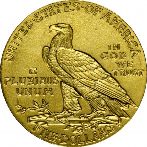 HBCC #1026 – 1909 Indian Half Eagle – Reverse