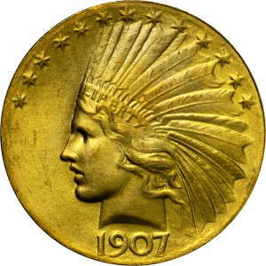 HBCC #1031 – 1907 Indian Eagle – Obverse