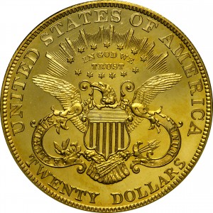 HBCC #1039 – 1901 Liberty Double Eagle – Reverse