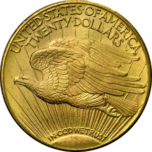HBCC #1044 – 1911-D Saint-Gaudens Double Eagle – Reverse