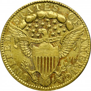 HBCC #3001 – 1796 NS Quarter Eagle – Reverse
