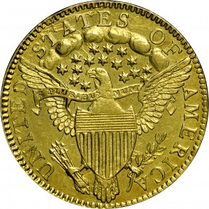 HBCC #3003 – 1796 WS Quarter Eagle – Reverse