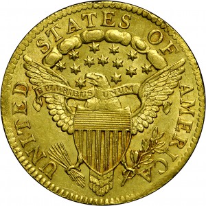 HBCC #3007 – 1802/1 Quarter Eagle – Reverse