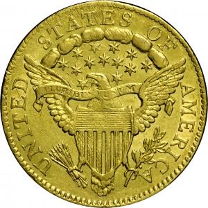 HBCC #3015 – 1806/5 Quarter Eagle – Reverse