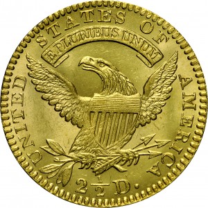 HBCC #3025 – 1827 Quarter Eagle – Reverse