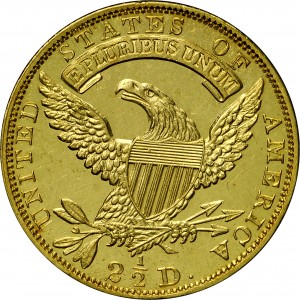 HBCC #3029 – 1832 Quarter Eagle – Reverse
