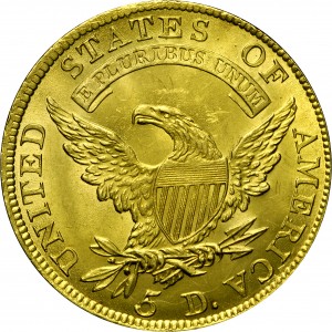 HBCC #3117 – 1810 Half Eagle – Reverse