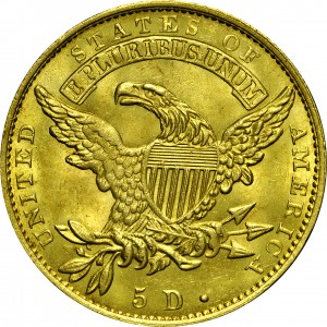 HBCC #3161 – 1832 Half Eagle – Reverse