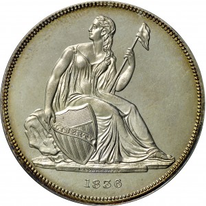 HBCC #6005 – 1836 Silver Dollar – Obverse