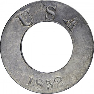 HBCC #6021 – 1852 Gold Dollar – Obverse