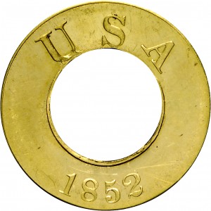 HBCC #6022 – 1852 Gold Dollar – Obverse