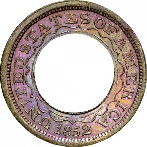 HBCC #6024 – 1852 Gold Dollar – Reverse