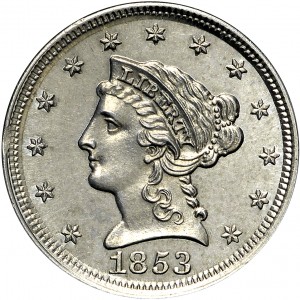 HBCC #6025 – 1853 Cent – Obverse