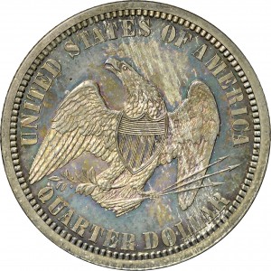 HBCC #6033 – 1858 Quarter Dollar – Reverse