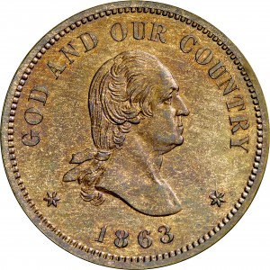 HBCC #6046 – 1863 Two-Cent – Obverse