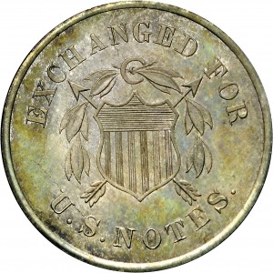 HBCC #6049 – 1863 Ten Cents – Obverse