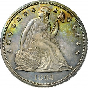HBCC #6055 – 1864 Silver Dollar – Obverse