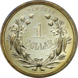 HBCC #6087 – 1870 Silver Dollar – Reverse