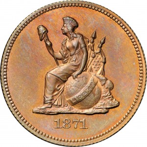 HBCC #6091 – 1871 Quarter Dollar – Obverse