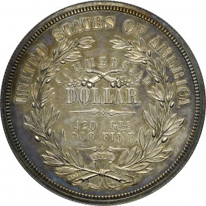 HBCC #6099 – 1872 Commercial Dollar – Reverse