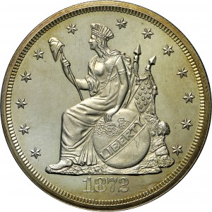 HBCC #6101 – 1872 Trade Dollar – Obverse