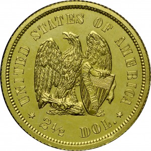HBCC #6103 – 1872 Quarter Eagle – Reverse