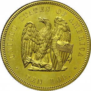 HBCC #6106 – 1872 Eagle – Reverse