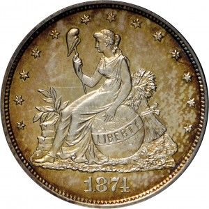 HBCC #6112 – 1874 Twenty Cents – Obverse