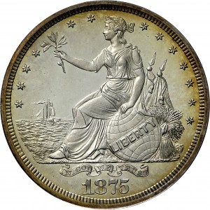 HBCC #6123 – 1875 Commercial Dollar – Obverse