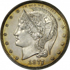 HBCC #6135 – 1877 Half Dollar – Obverse