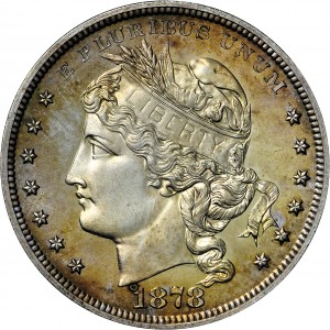 HBCC #6139 – 1878 Goloid Dollar – Obverse