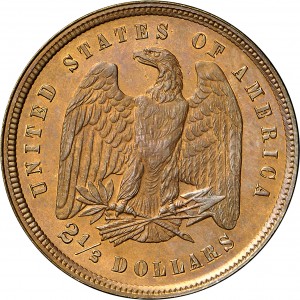 HBCC #6140 – 1878 Quarter Eagle – Reverse