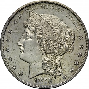 HBCC #6152 – 1879 Metric Dollar – Obverse