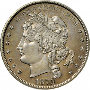HBCC #6153 – 1879 Metric Dollar – Obverse