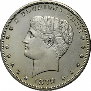HBCC #6154 – 1879 Metric Dollar – Obverse