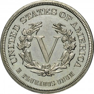 HBCC #6162 – 1882 Five Cents – Reverse