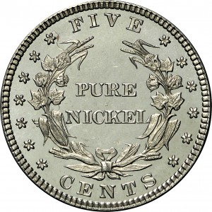 HBCC #6167 – 1883 Five Cents – Reverse