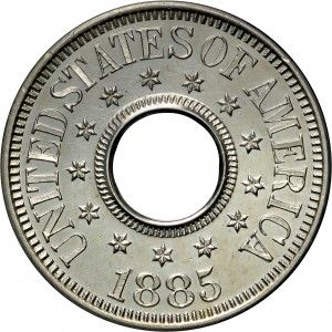 HBCC #6169 – 1885 Five Cents – Reverse