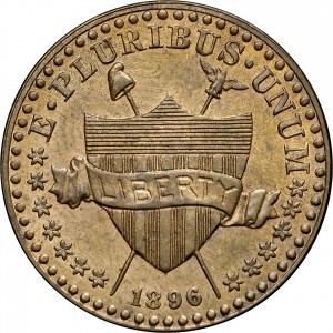 HBCC #6172 – 1896 One Cent – Obverse