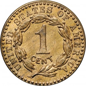 HBCC #6172 – 1896 One Cent – Reverse